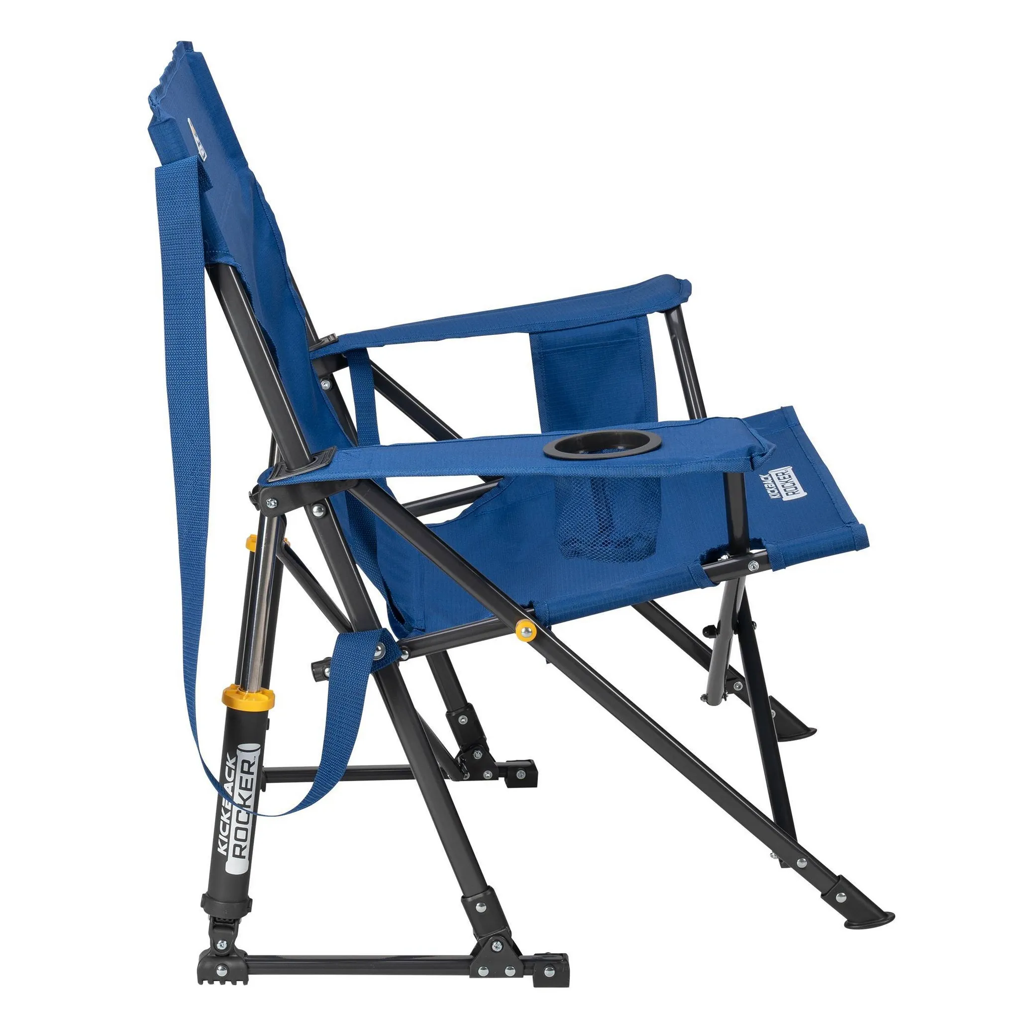 Foldable Rocking Camp Chair - Soft Navy - Image 5