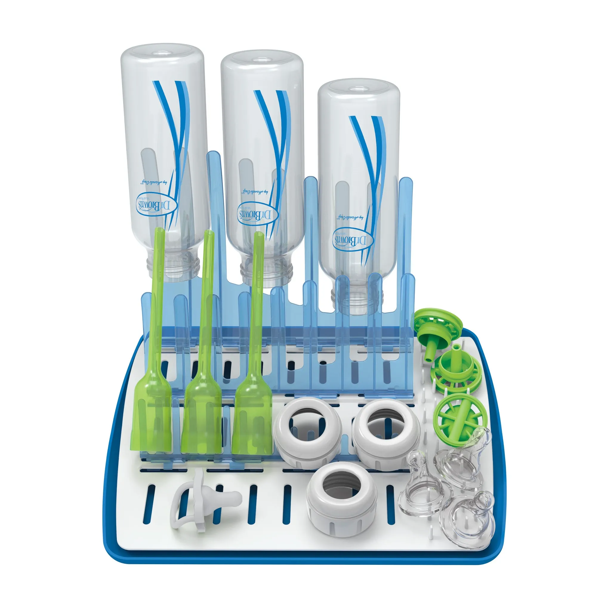 Folding Baby Bottle Drying Rack for Space-Saving Easy Storage - Image 2