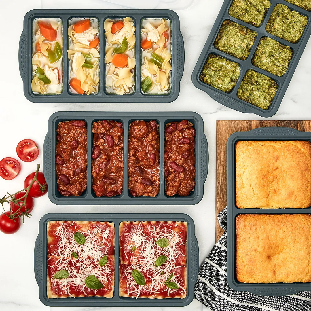 Food Grade Silicone Freezer Trays 5-Pack - Image 2