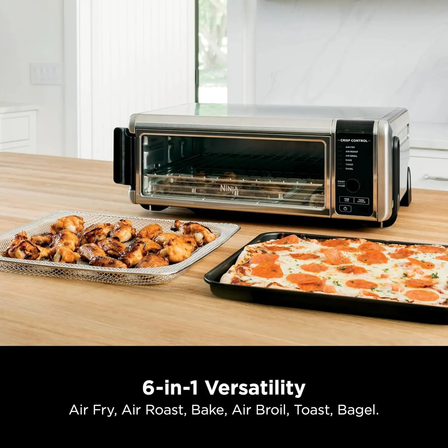 Foodi 6-in-1 Digital Air Fry Large Toaster Oven Flip-Away SP080
