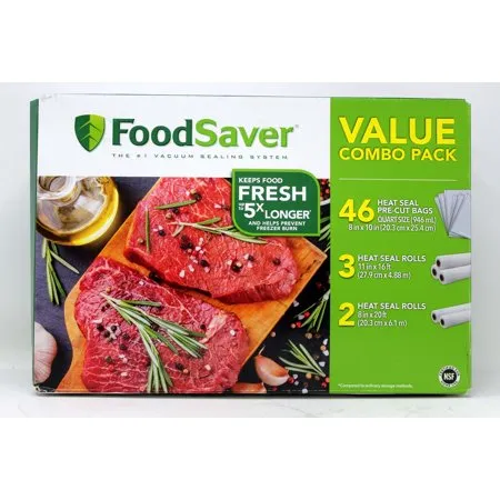 FoodSaver Value Combo Pack Heat Seal Bags and Rolls - Image 5