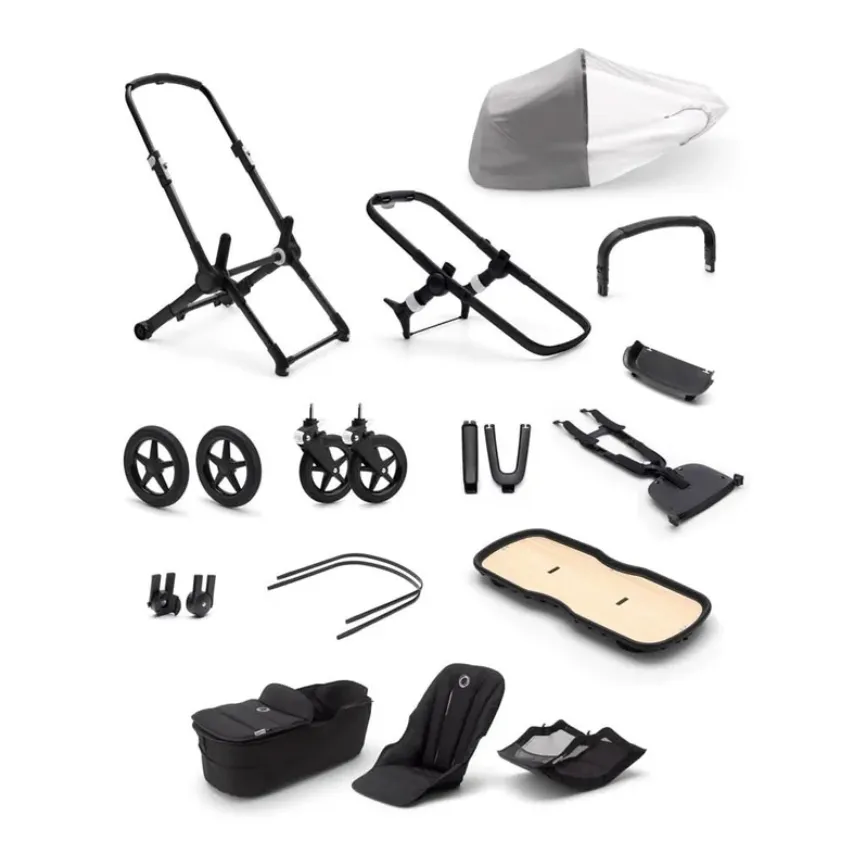 Fox 3 Base + Stlye Set - Black/Grey Melange - Image 2