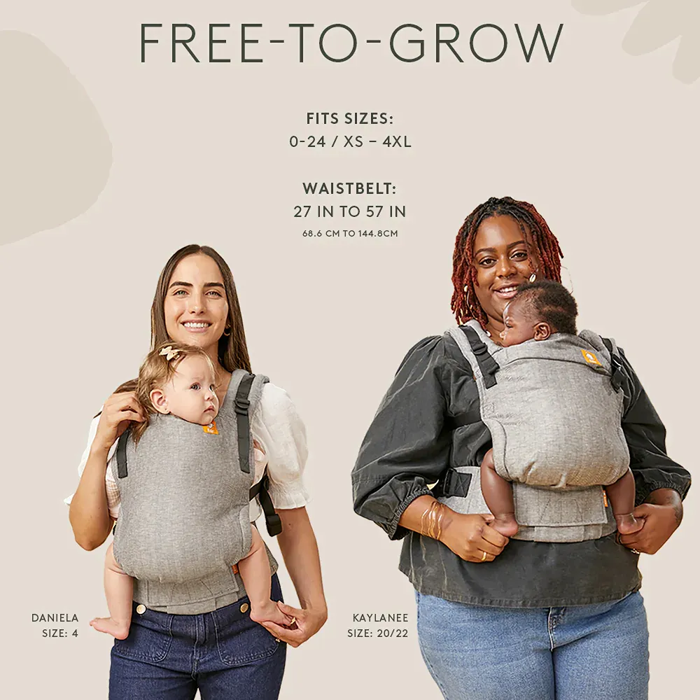 Free-to-Grow Baby Carrier, Cotton - Seedling - Image 3