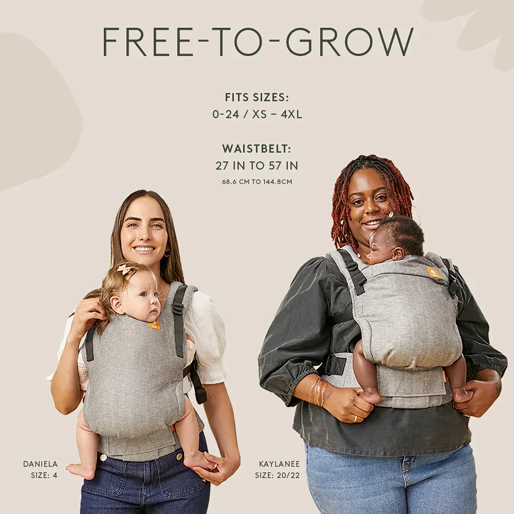 Free-to-Grow Baby Carrier, Mesh - Overcast - Image 3