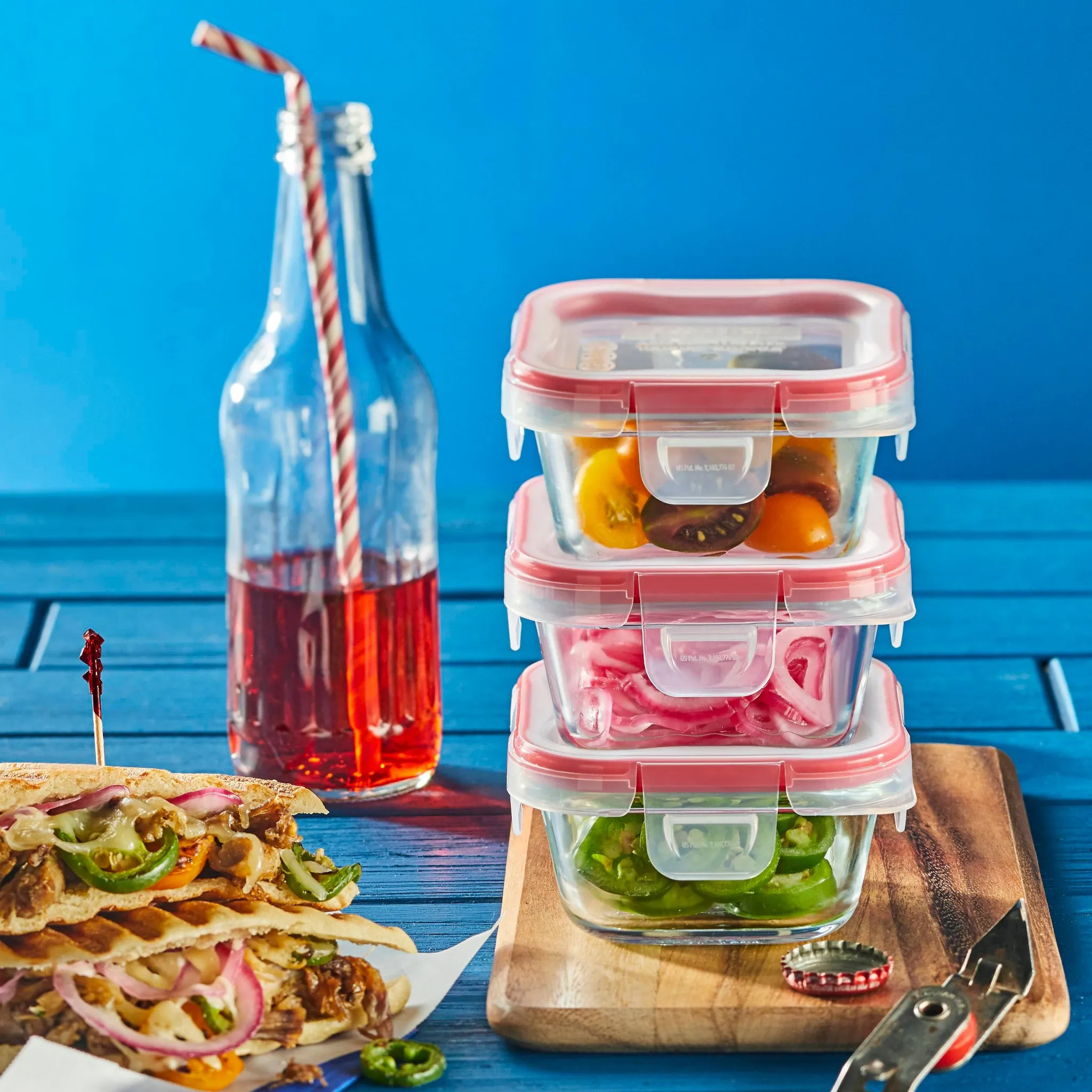 Freshlock 8 Cup Rectangle Food Storage Container - Image 2