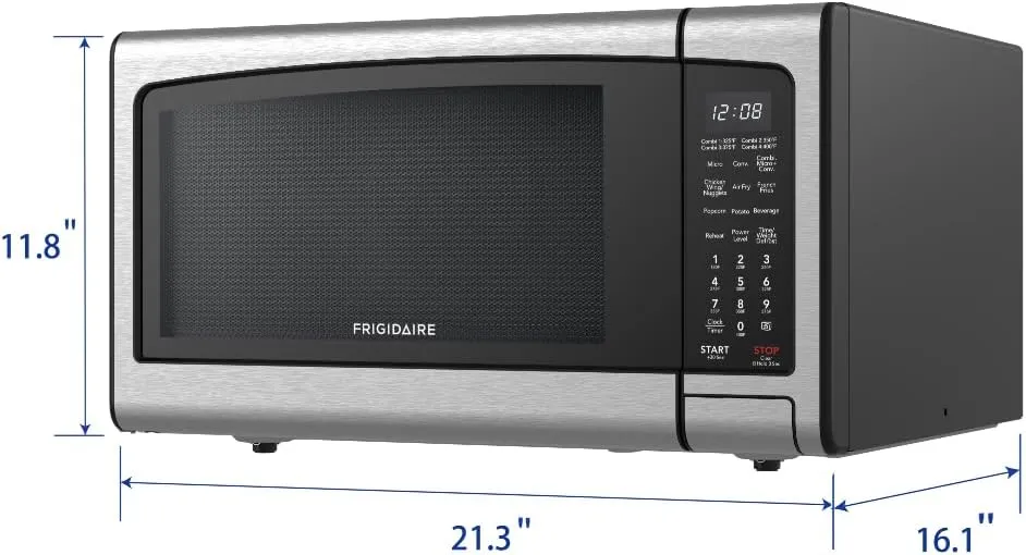 1.2 cu ft Microwave, Digital Air Fryer, Convection Oven - Stainless Steel Finish - Image 5