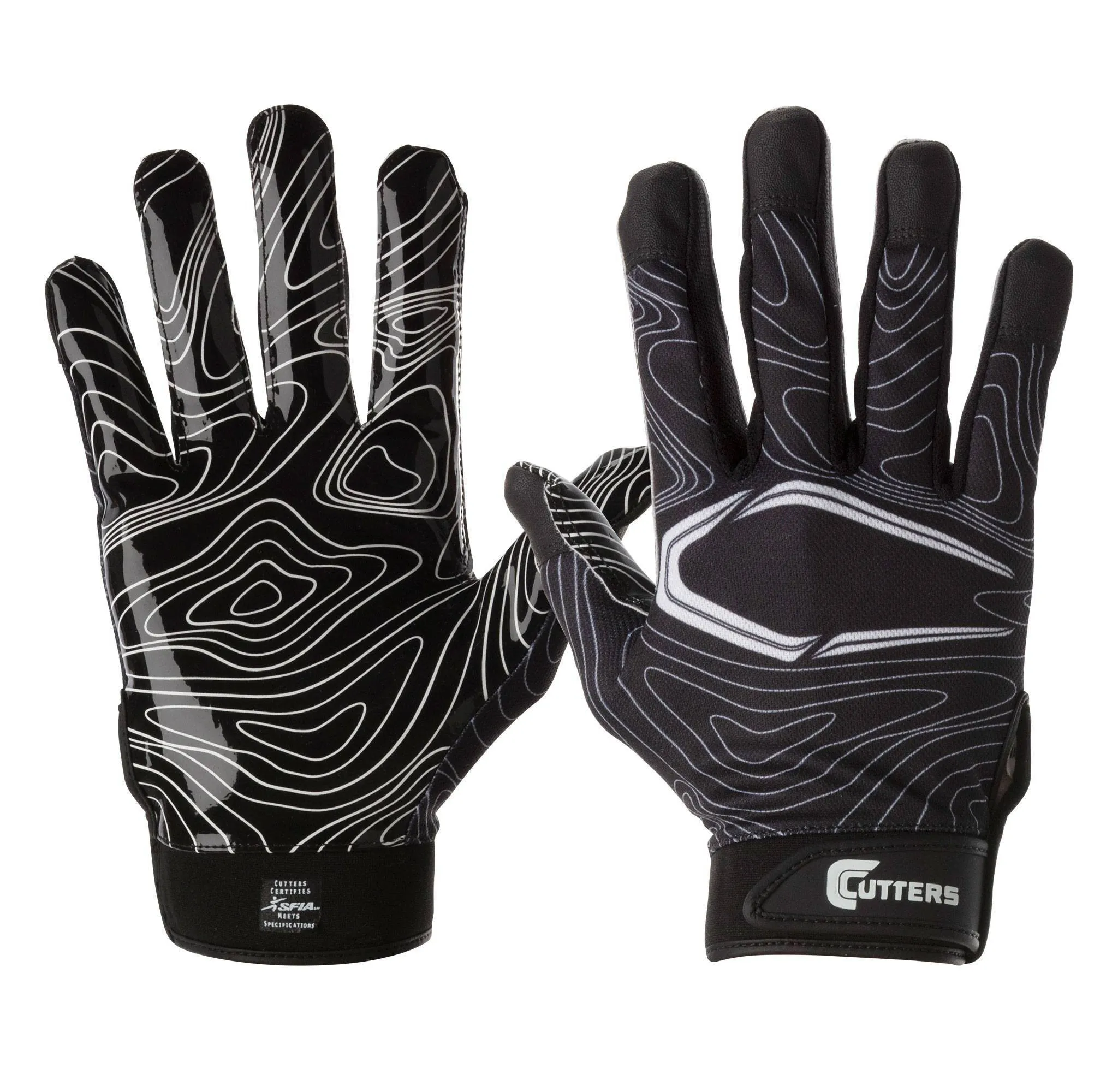 Game Day Receiver Gloves - Black