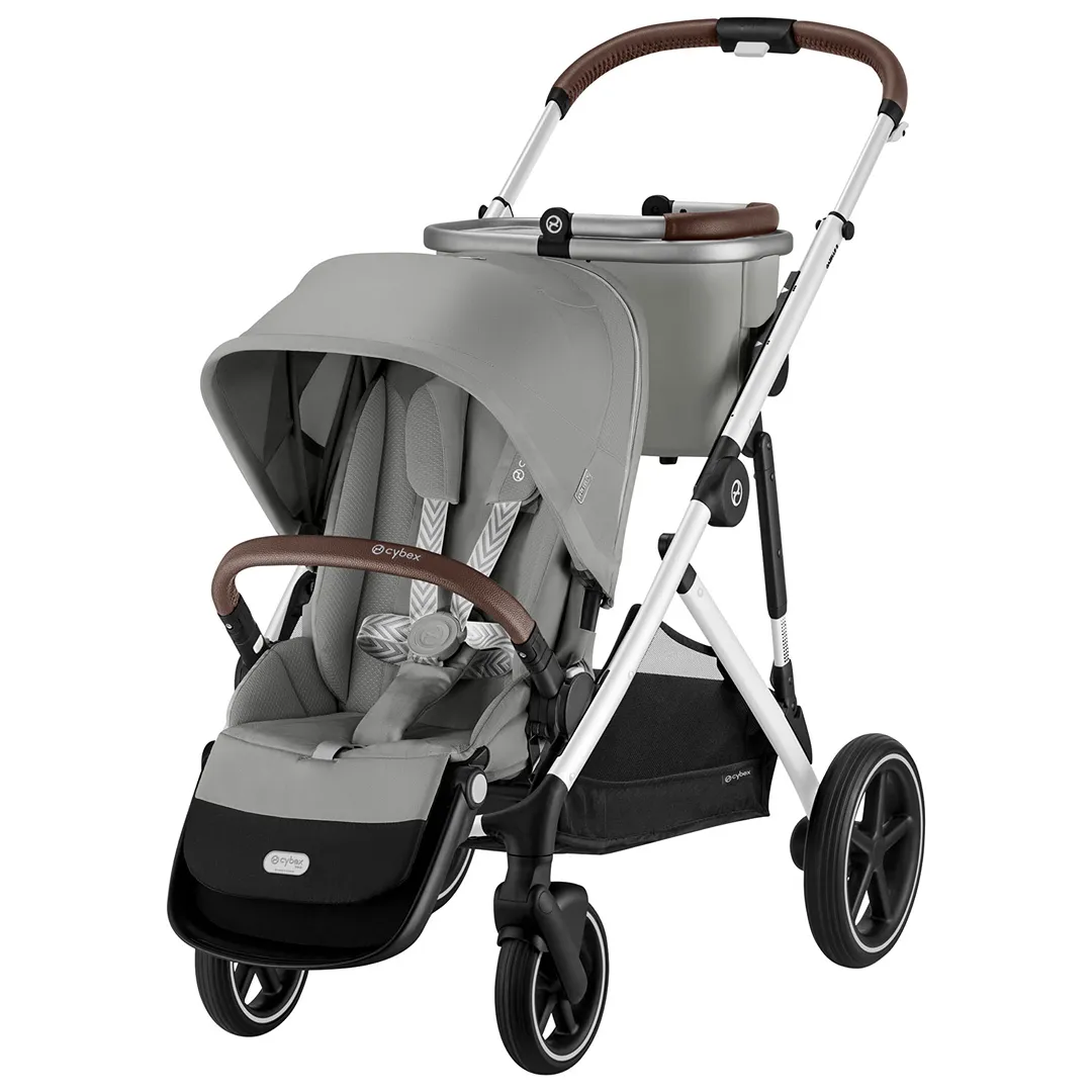 Gazelle S 2 Full-Size Stroller - Stone Grey - Image 3