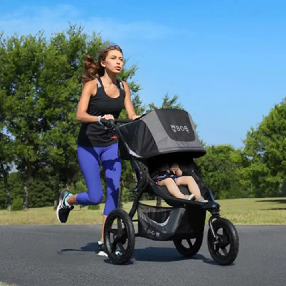 Gear Revolution Flex 3.0 Jogging Stroller - Graphite Black - Image 3