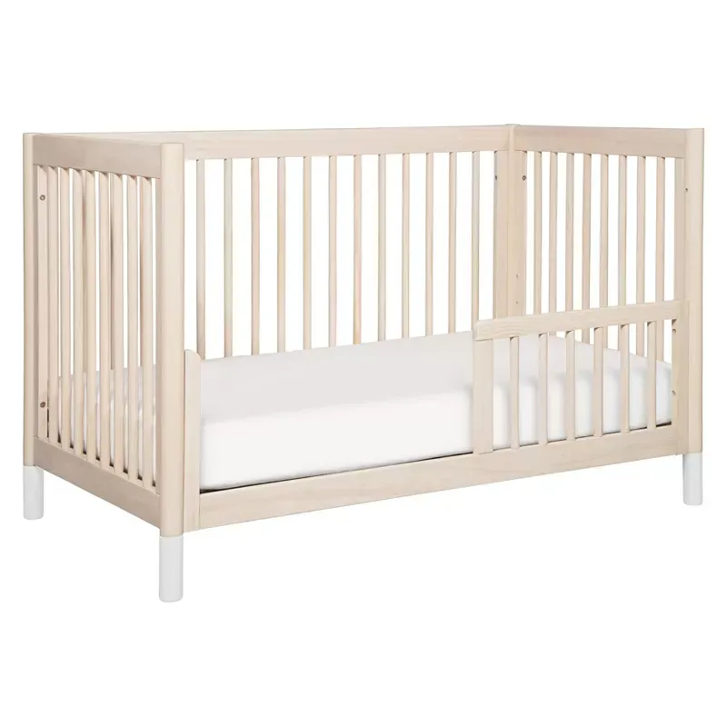 Gelato 4-in-1 Convertible Crib - Natural/White - Image 2