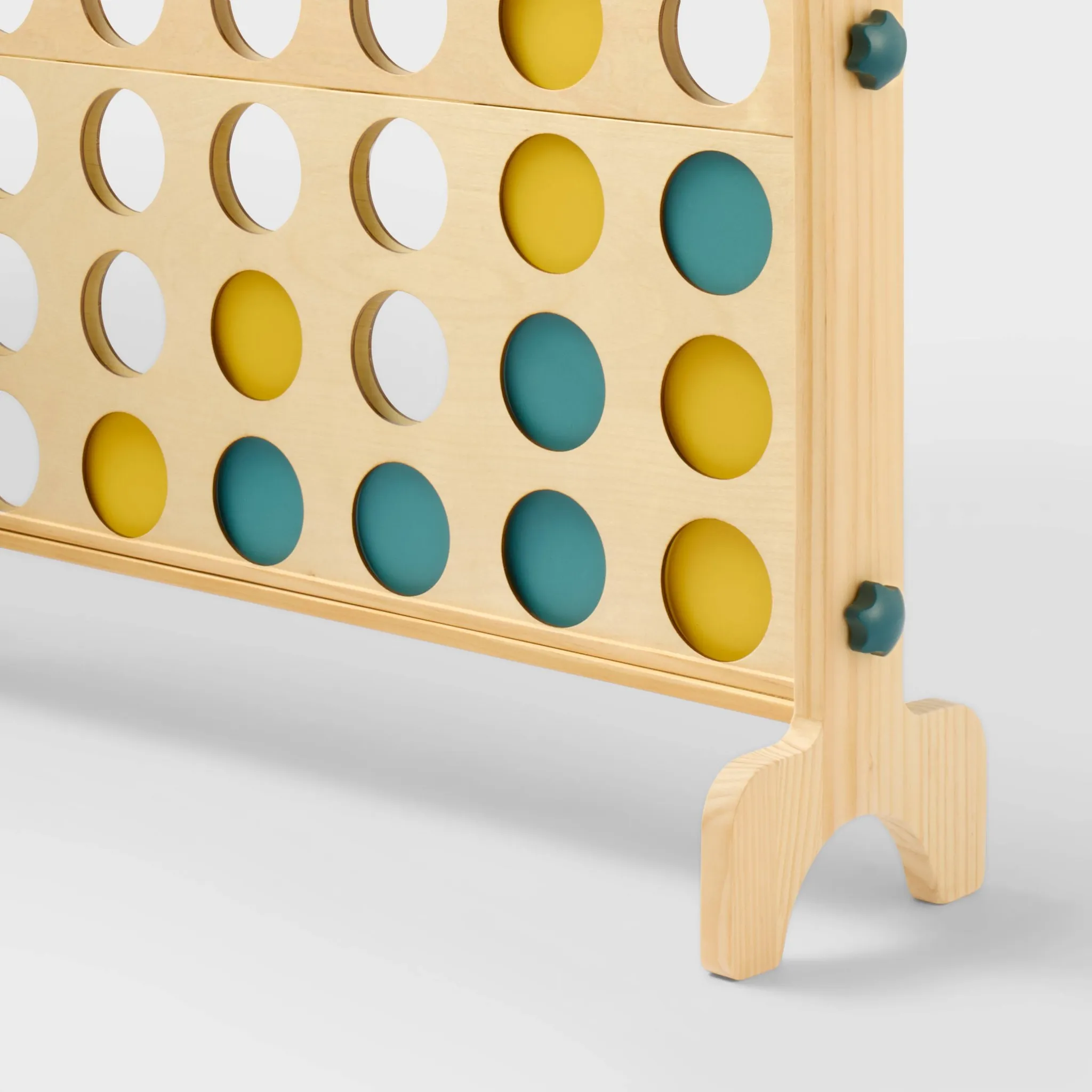 Giant Connect 4 Lawn Game - Pine and Plywood - Image 3