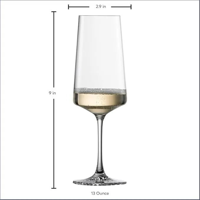 GLAS Echo Champagne Flute(Set of 4), Champagne Glasses - Image 4