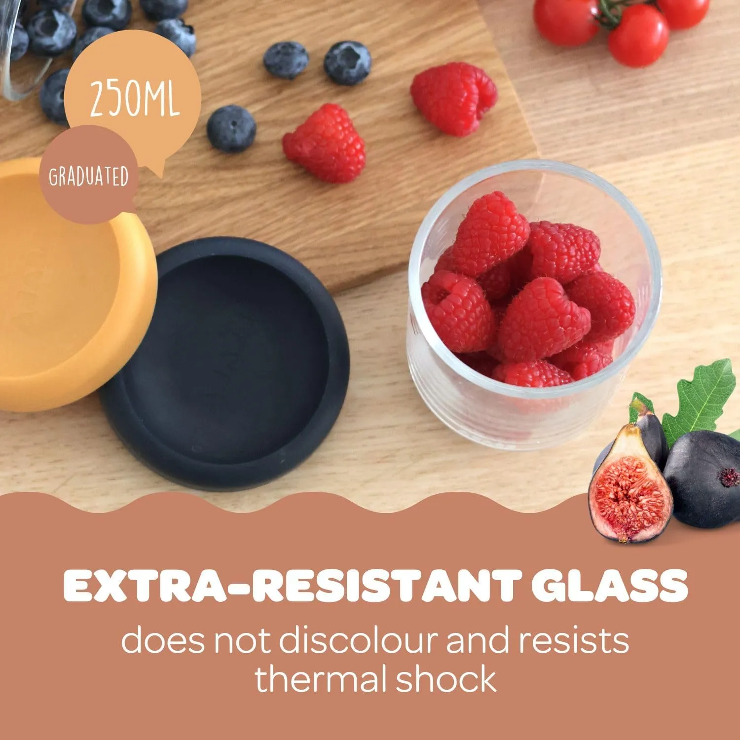 Glass Baby Food Jars - Midnight - Image 5