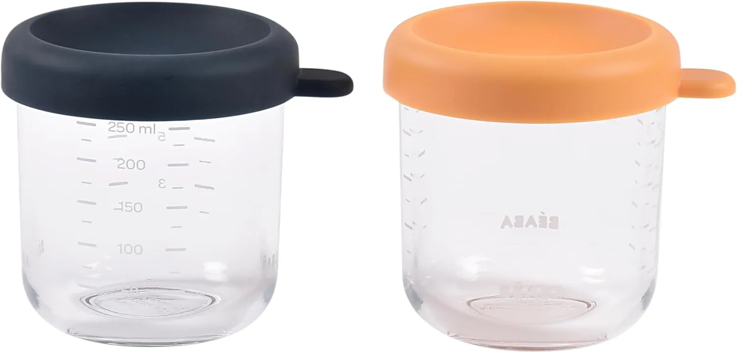 Glass Baby Food Jars - Midnight