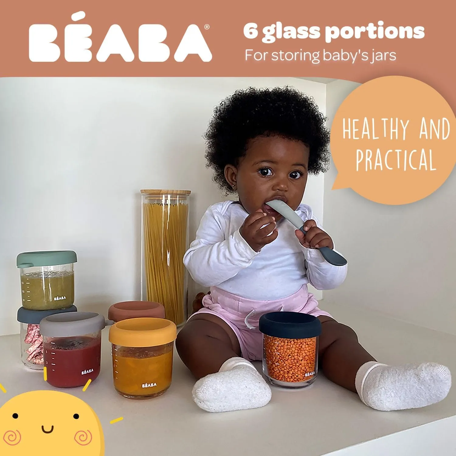 Glass Baby Food Jars - Sunrise - Image 3