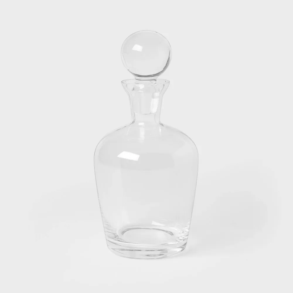 Glass Decanter with Stopper - 24oz Capacity