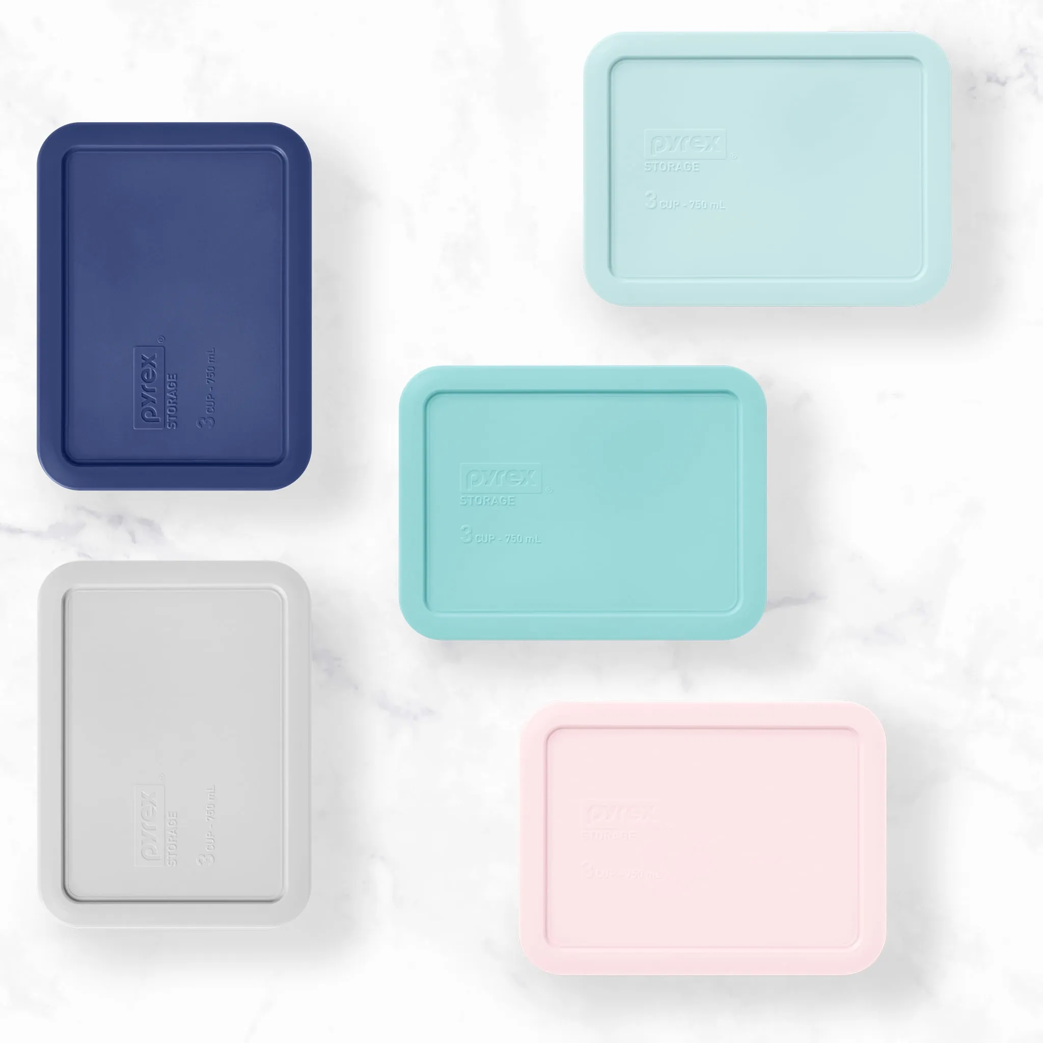 Glass Meal Prep Storage Containers - Multi-Color - Image 4