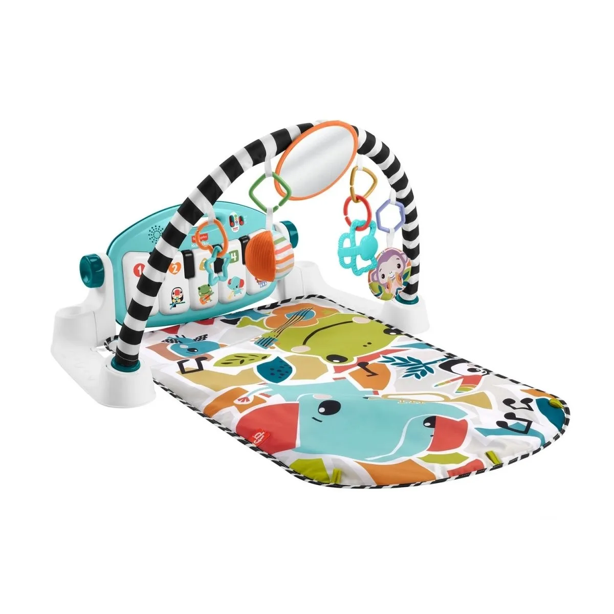 Glow and Grow Kick & Play Piano Gym - Blue