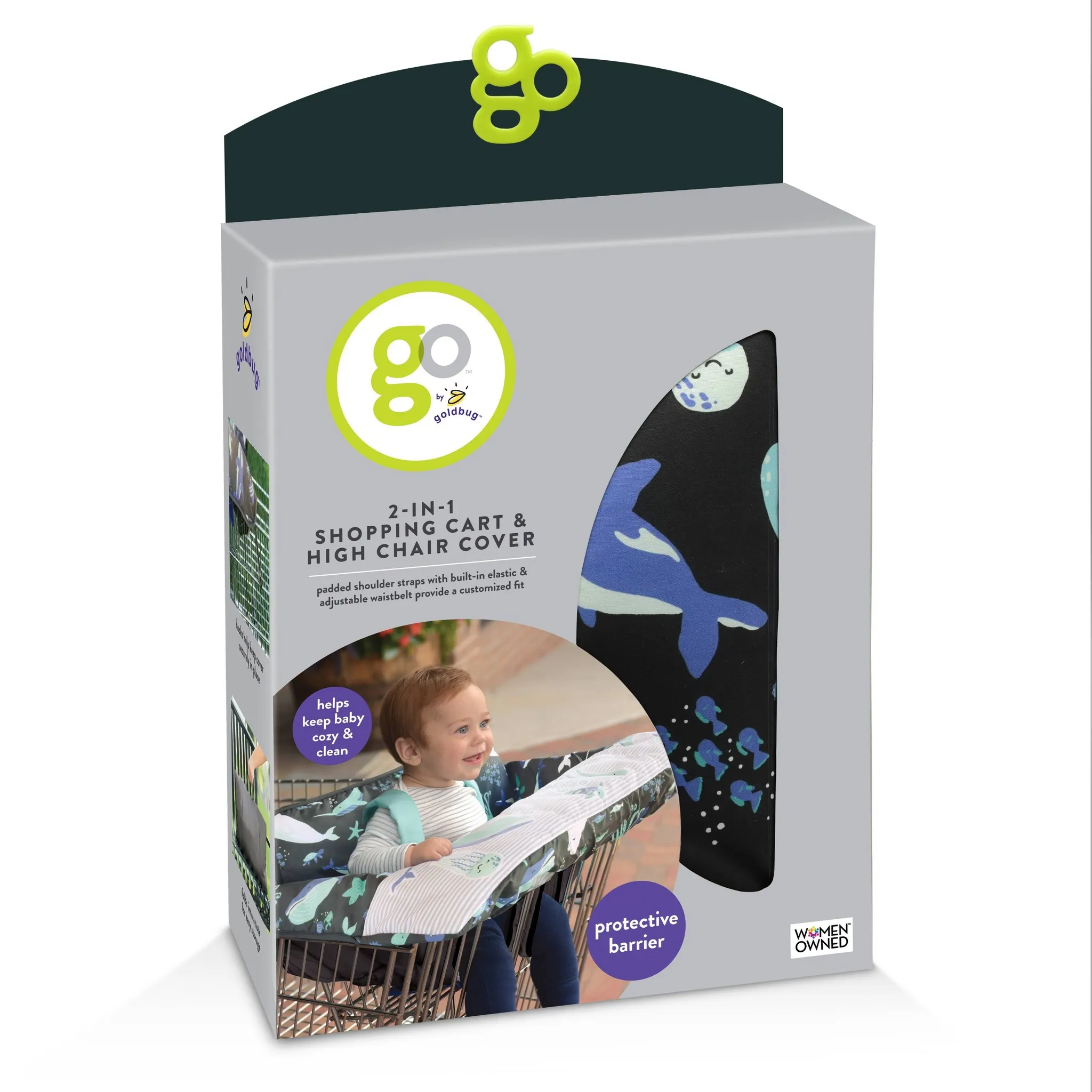 Go by Goldbug Shop Cart Cover Sea Creature - Image 5