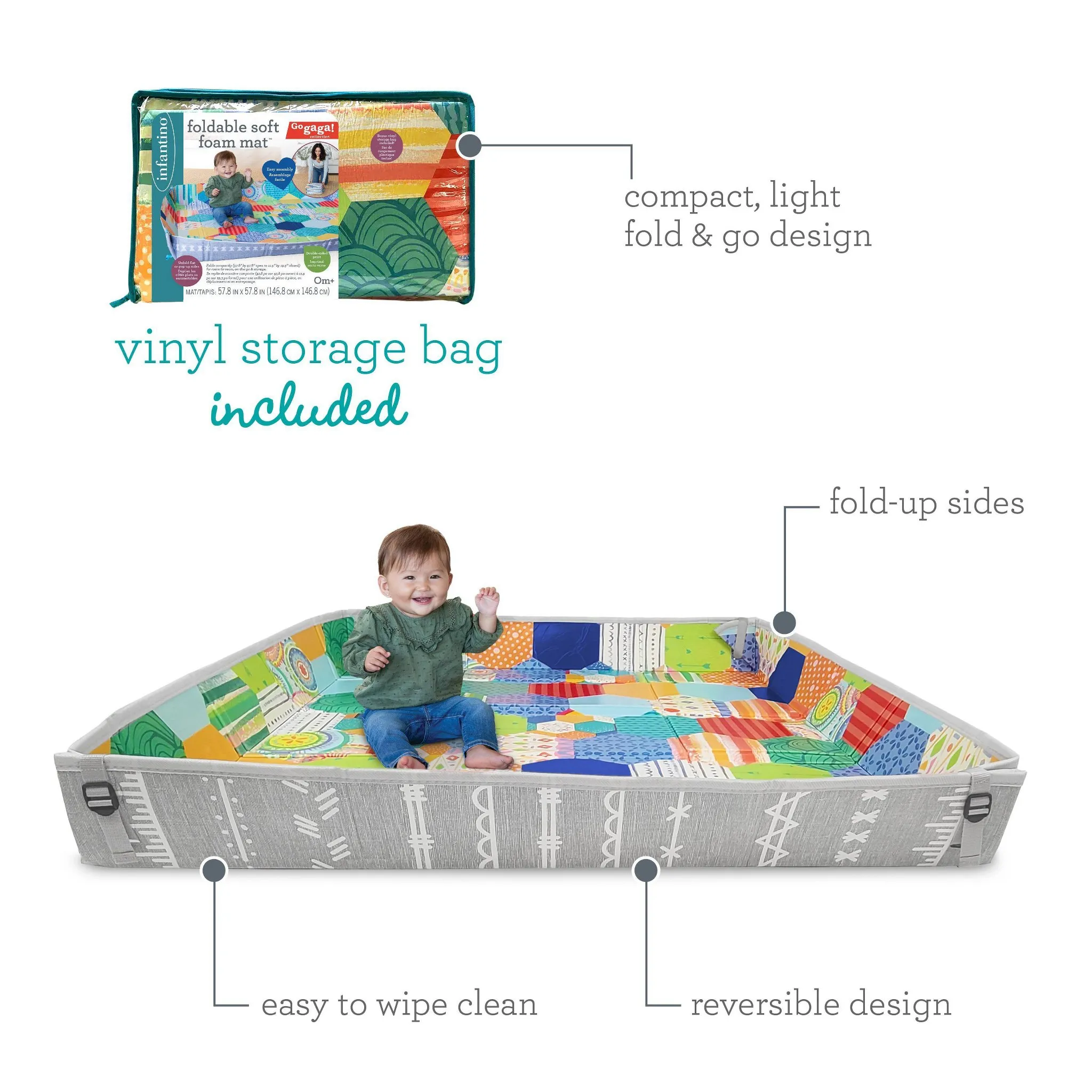 Go Gaga! Foldable Soft Foam Mat - Image 2
