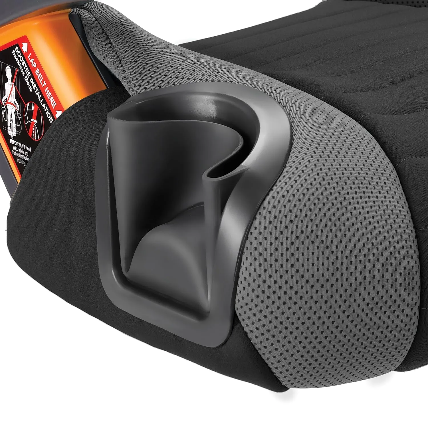 GoFit Backless Booster Car Seat - Shark - Image 7
