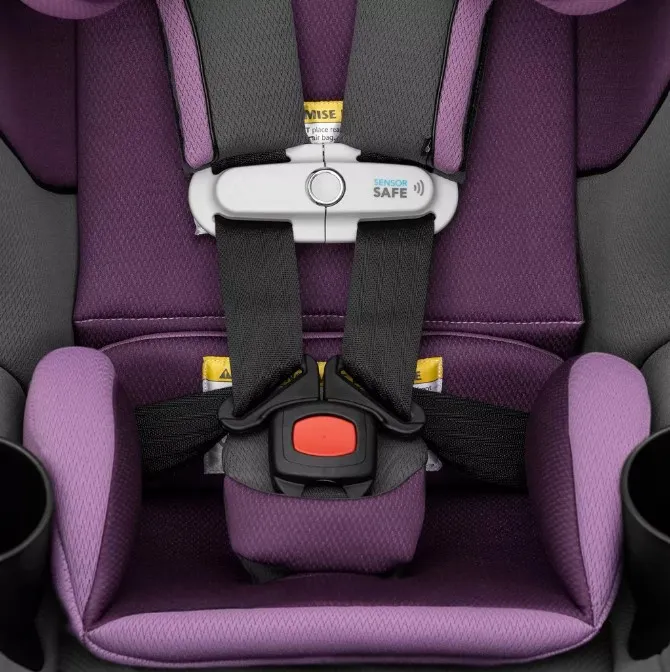 Gold Revolve 360 Slim 2-in-1 Rotating Convertible Car Seat - Amethyst Purple - Image 3