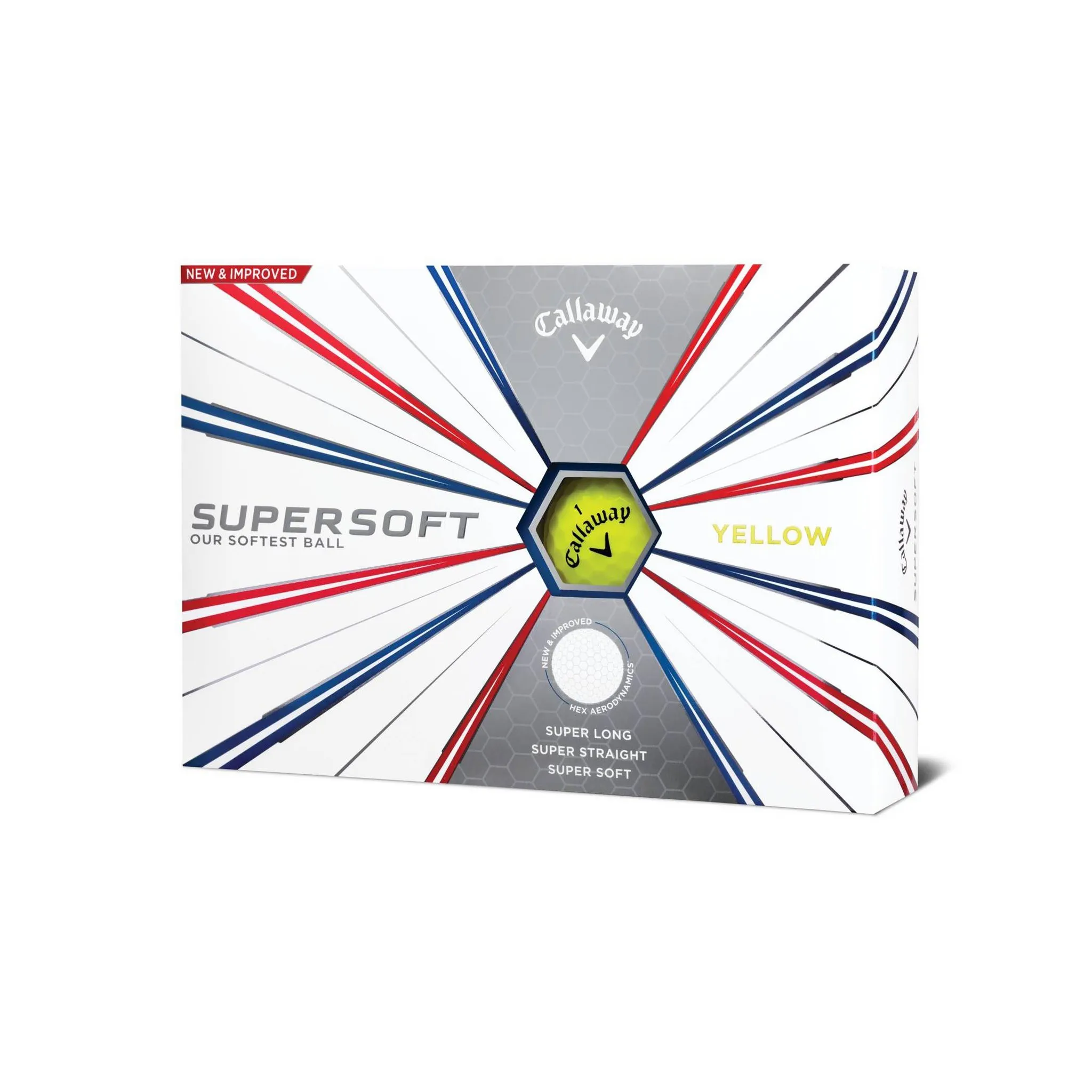 Golf Balls - Yellow - 12 Pack