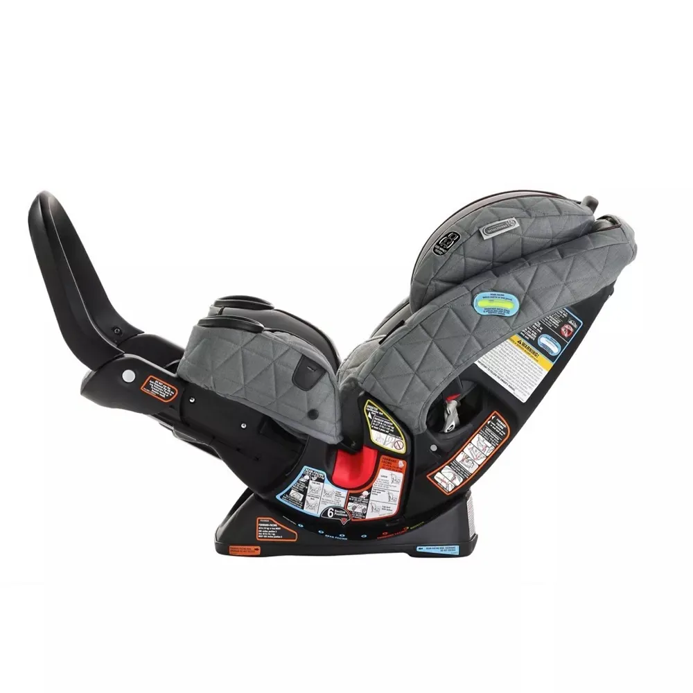 Graco® Premier 4Ever® DLX Extend2Fit® SnugLock® 4-in-1 Car Seat Featuring Anti-Rebound Bar Midtown 4-in-1 w/ Anti-Rebound Bar - Image 4