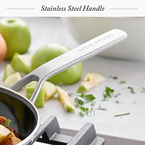 GreenPan Merten & Storck Steel Core Enameled Sauté Pan - Chocolate Truffle - Image 3