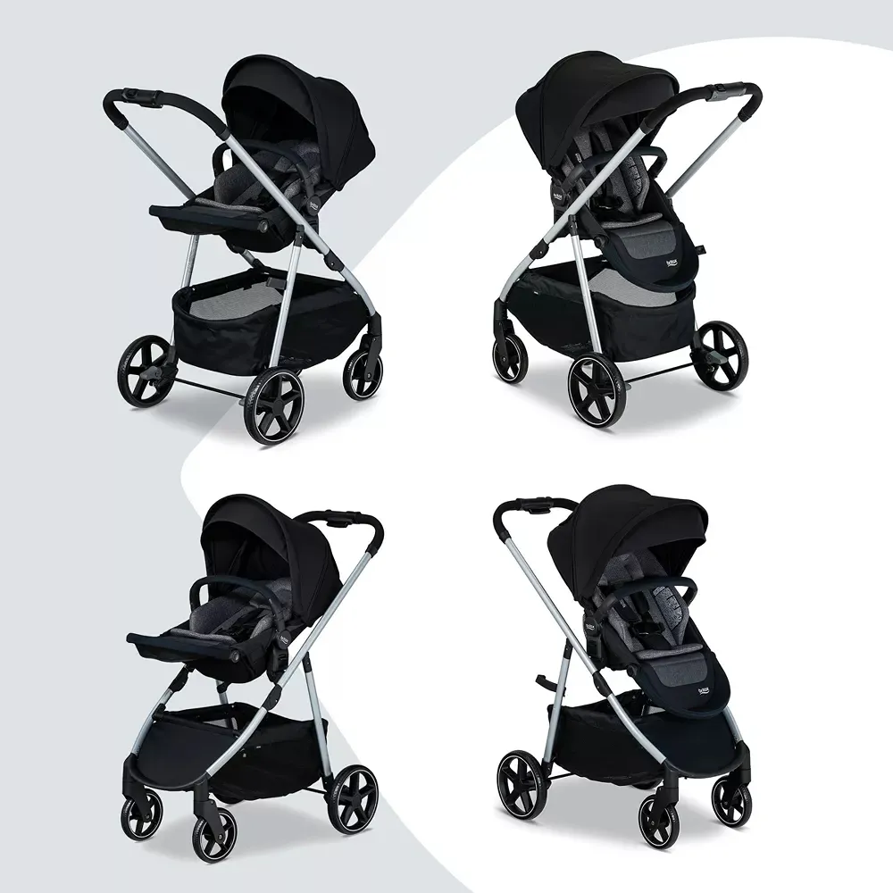 Grove Modular Lightweight Baby Stroller - Pindot Onyx Edition - Image 3