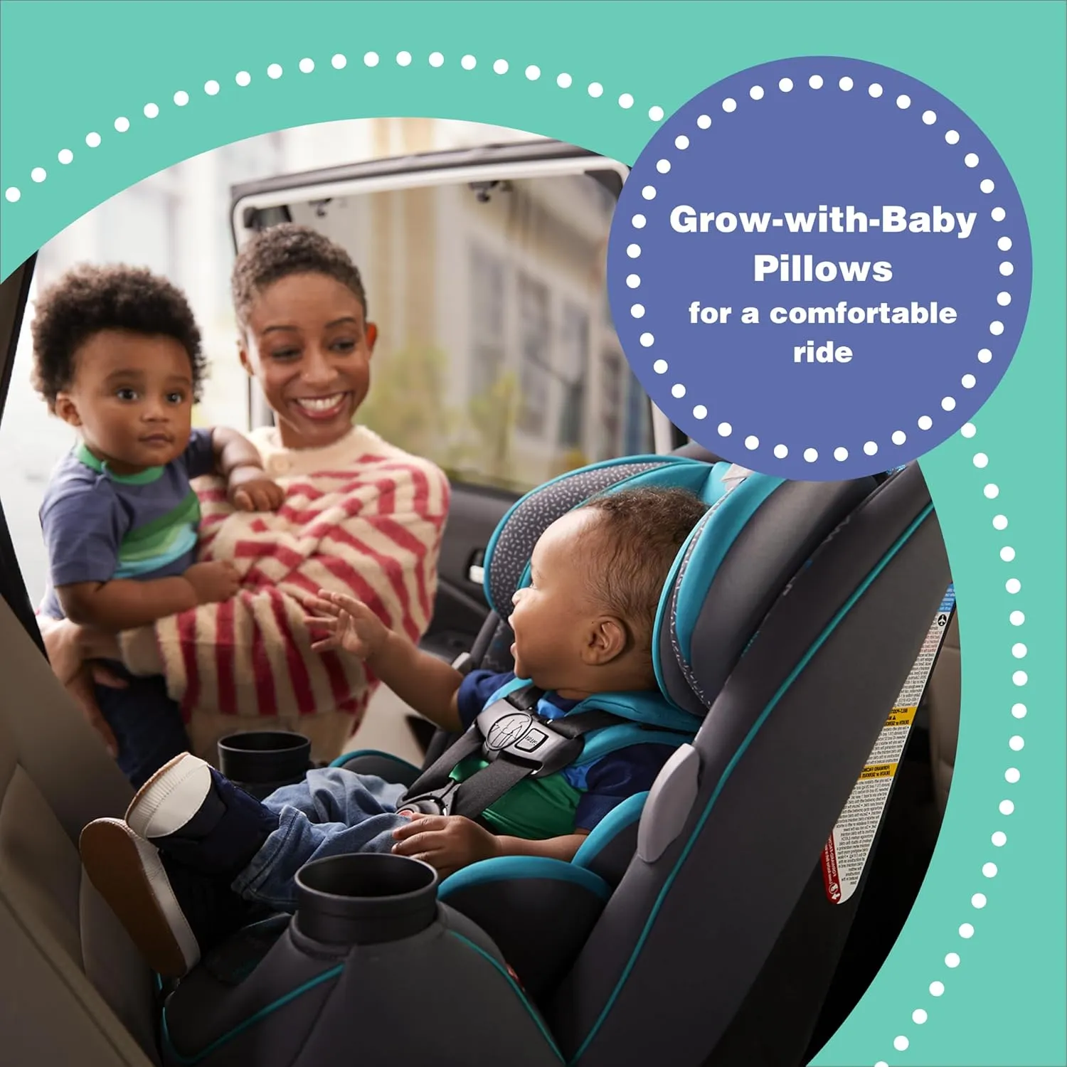 Grow and Go All-in-One Convertible Car Seat, Mickey Sprinkle - Image 4