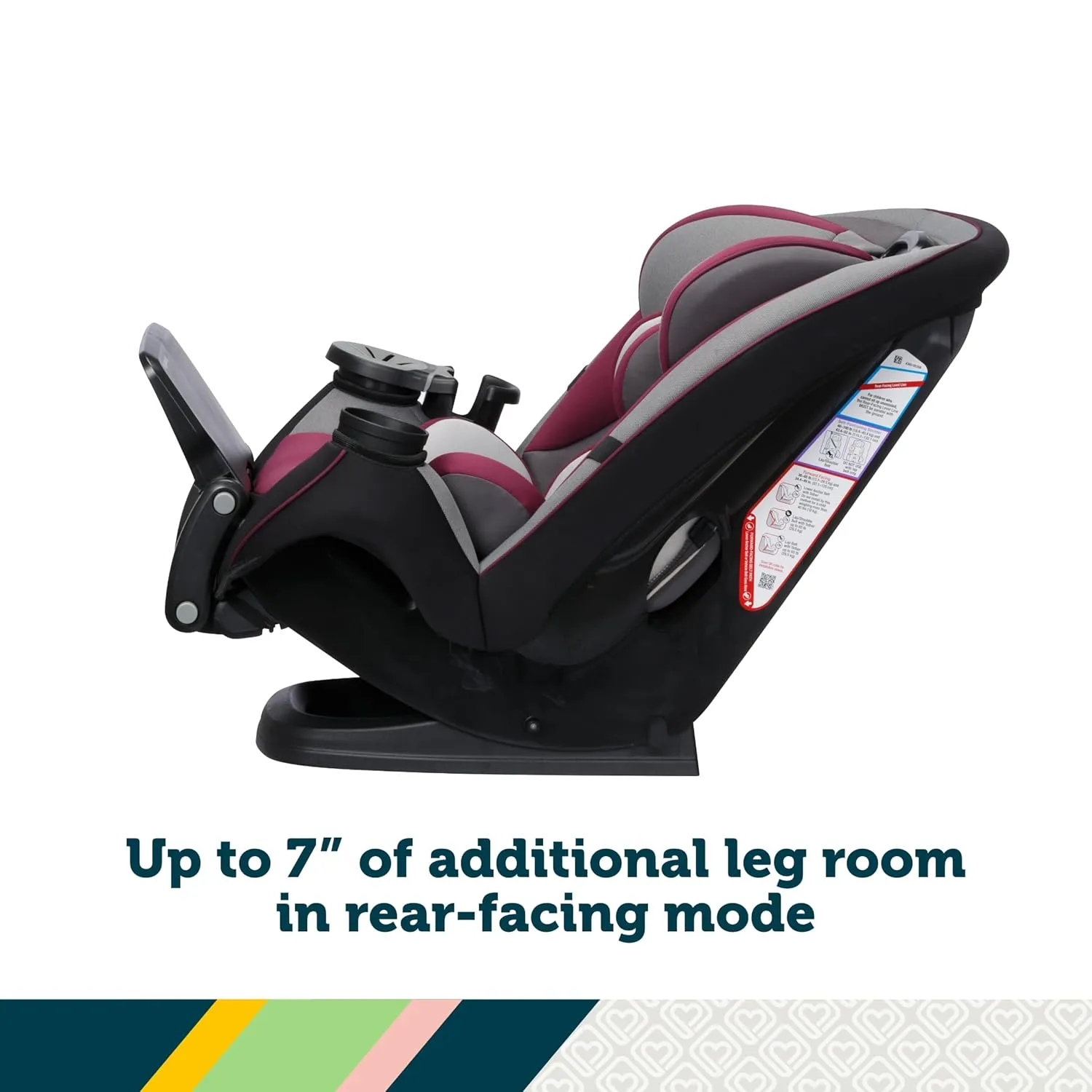 Grow and Go Extend ‘N Ride LX All-in-One - Winehouse - Image 5