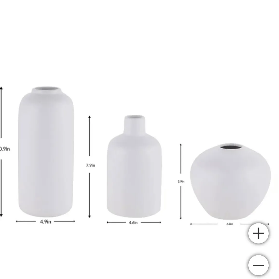 Handcrafted Stoneware Vase Set - Image 2