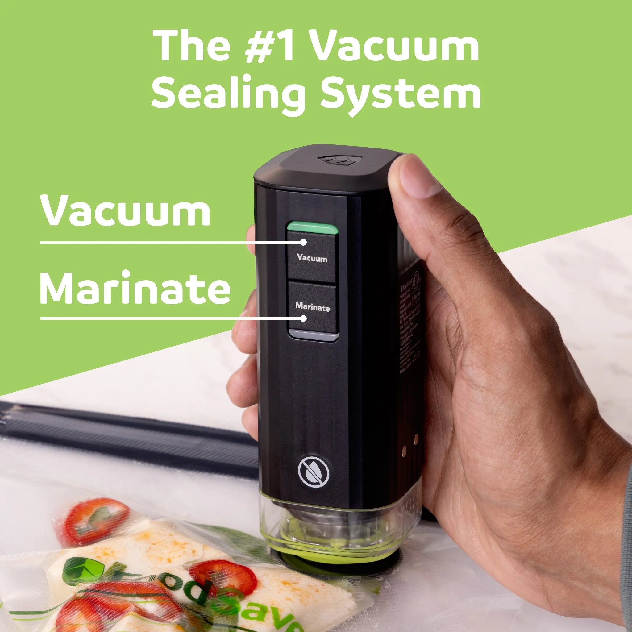 Handheld Vacuum Sealer - Black - Image 2