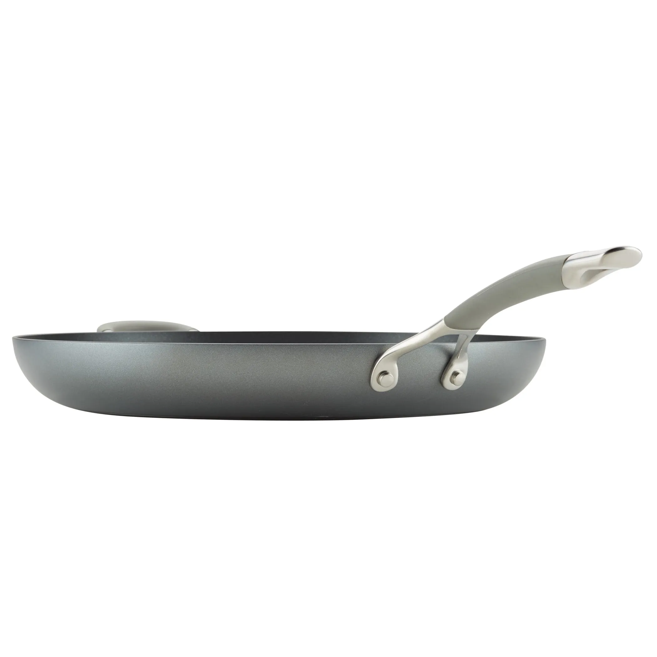 Hard-Anodized Nonstick Wide Stockpot - Gray - Image 2