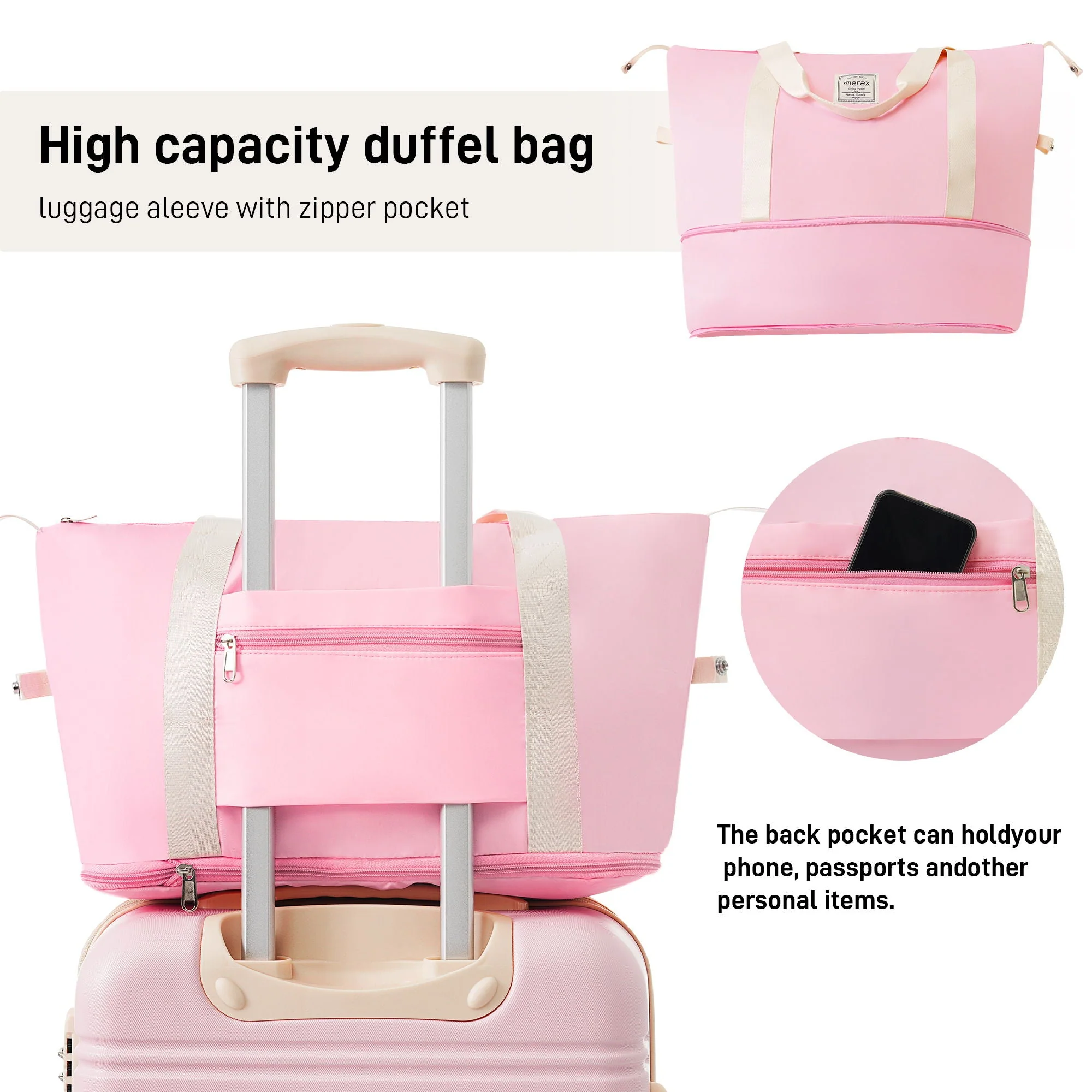 Hardshell Luggage Sets 2 Pieces + Bag Spinner Suitcase With Tsa Lock Lightweight 20" / 28" - Image 8