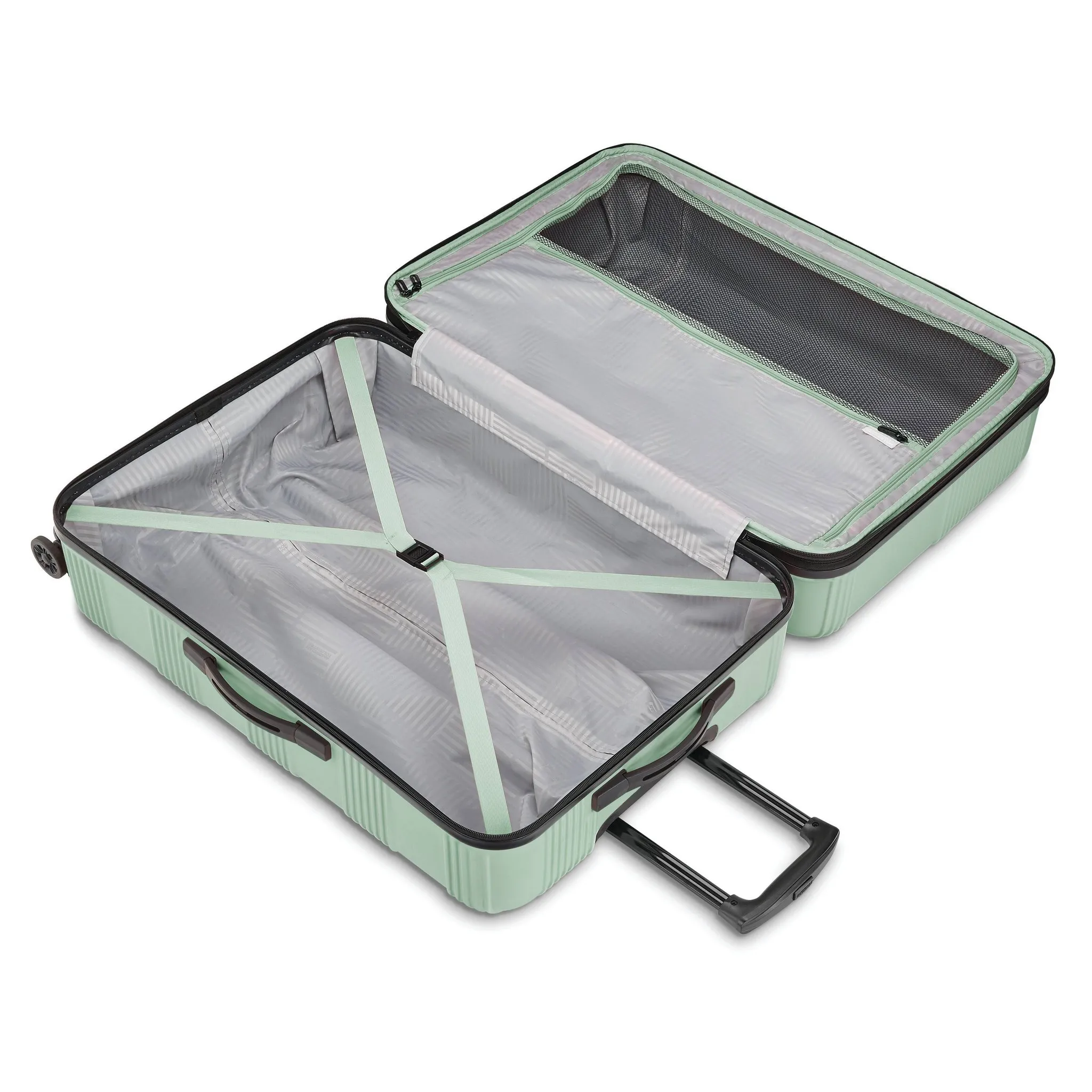 Hardside Carry-On Spinner Suitcase - Sage Green - Image 5