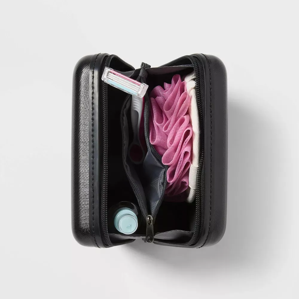 Hardside Dopp Kit Case - Black - Image 2