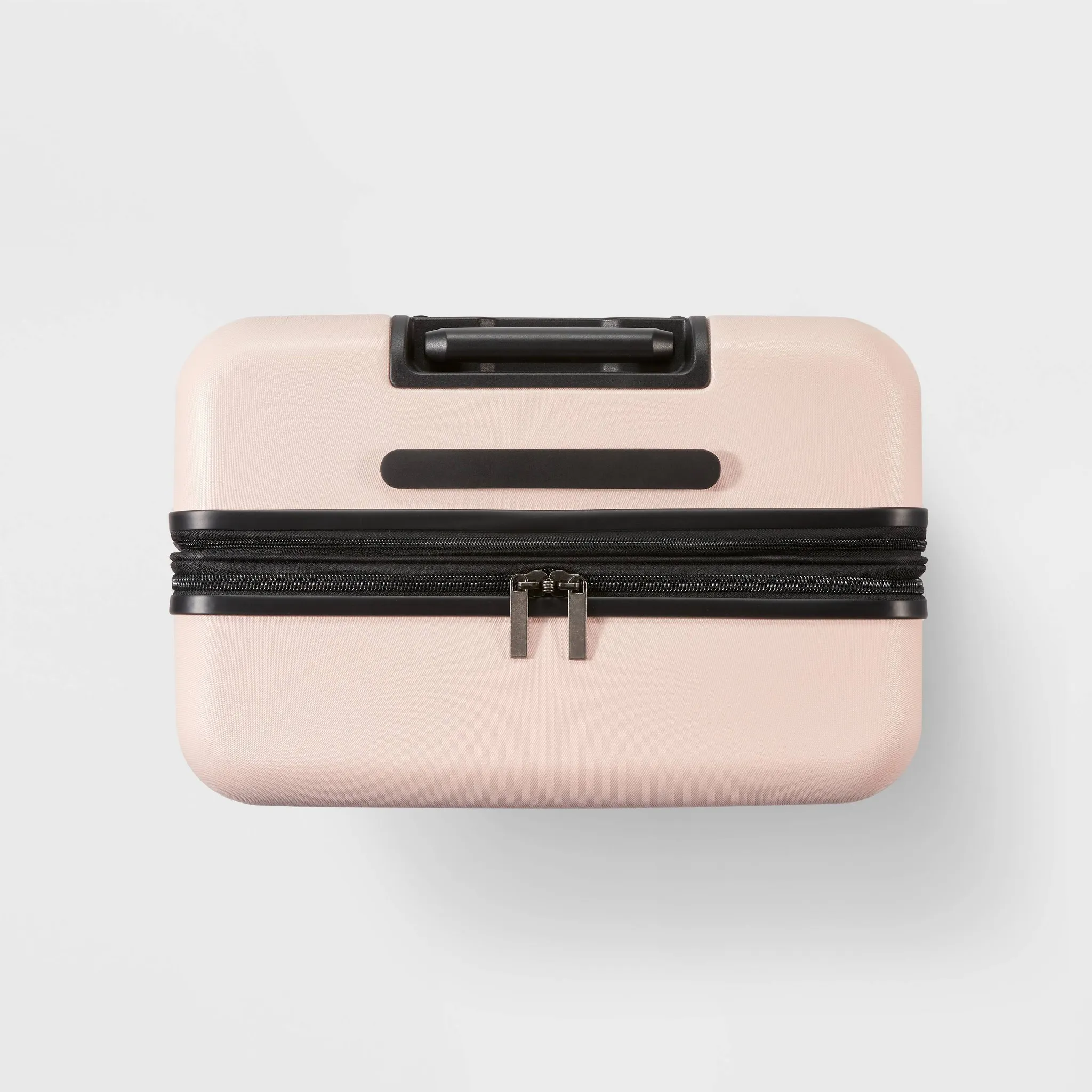 Hardside Large Checked Suitcase - Pink - Image 2