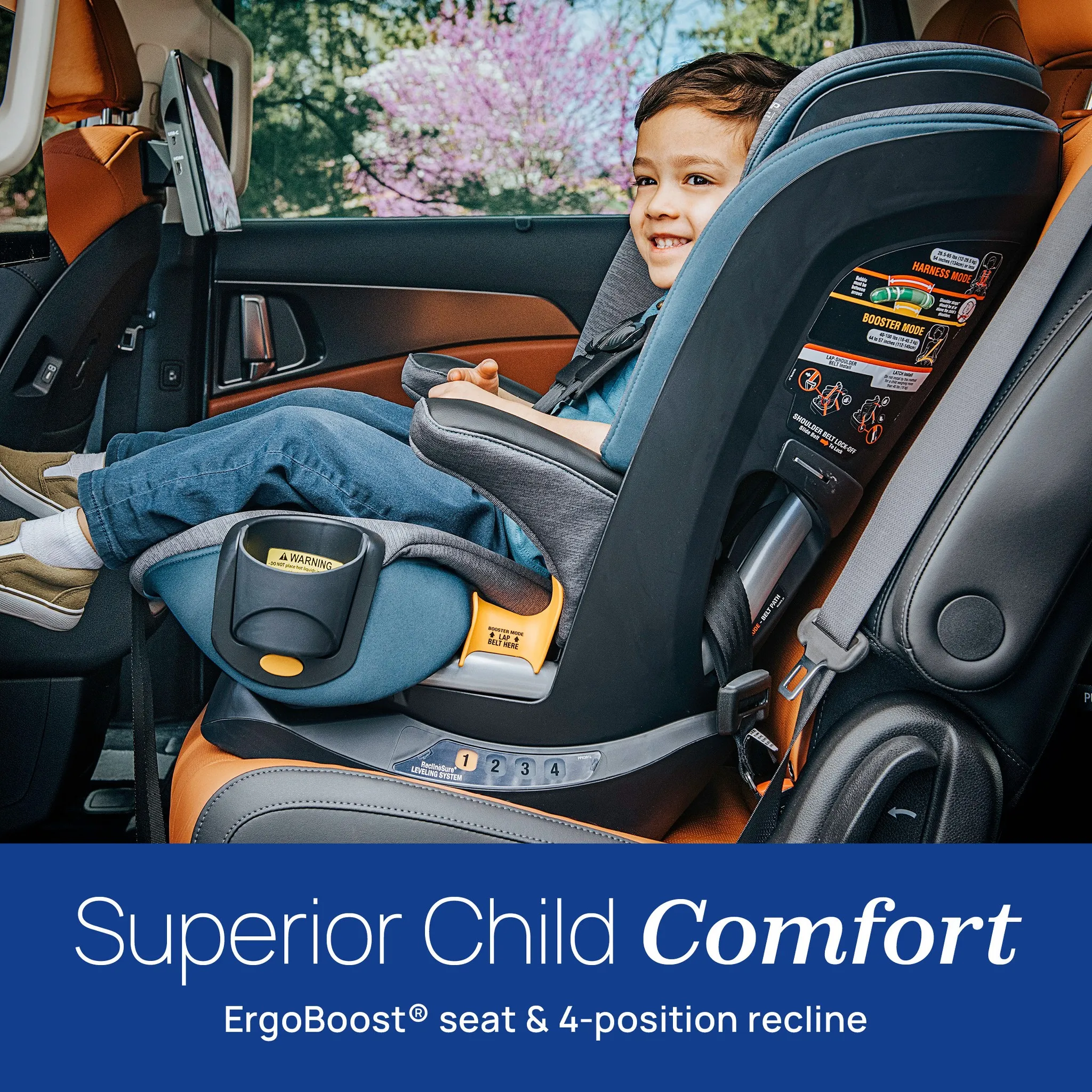 Harness + Booster Car Seat - Obsidian - Image 3