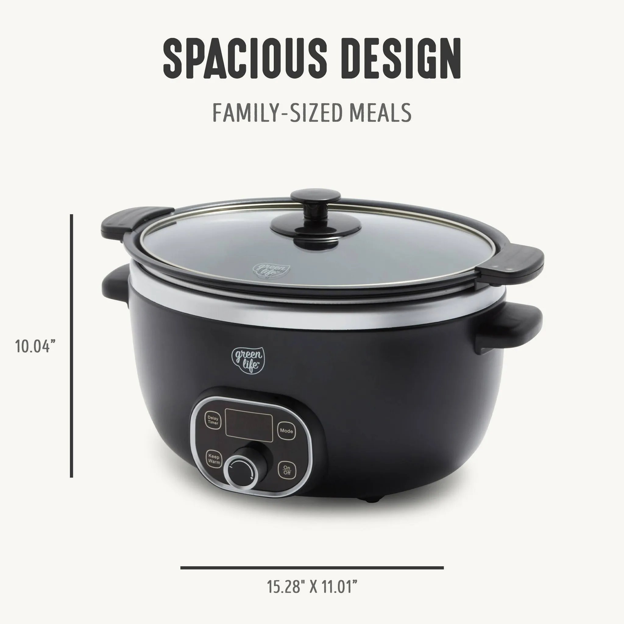 Healthy 6qt Slow Cooker Black - Image 2