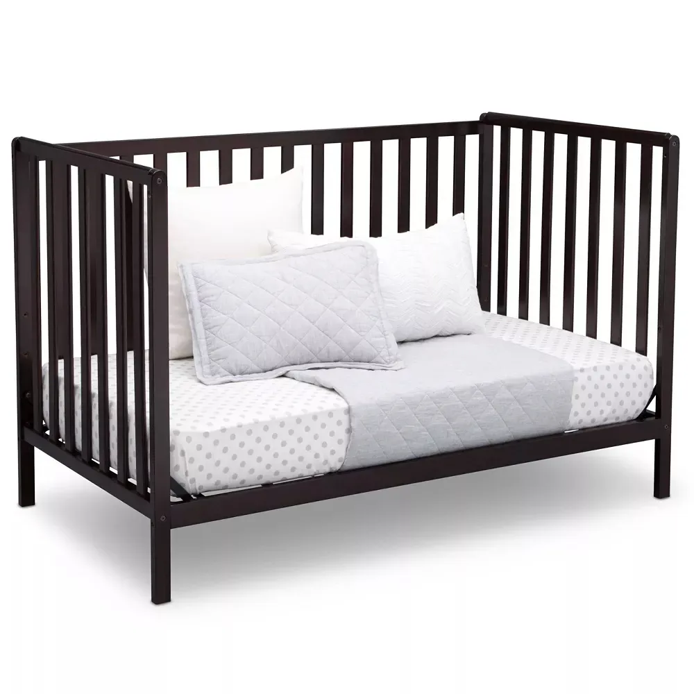 4-in-1 Convertible Crib - Dark Chocolate - Image 4