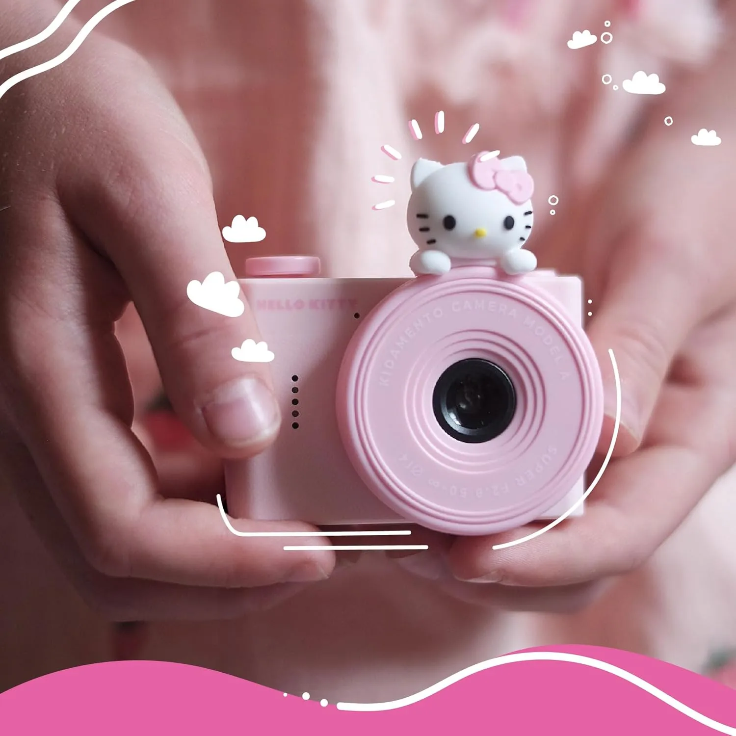 Hello Kitty Mini Kids Digital Camera & Video Camcorder - Pink - Image 6
