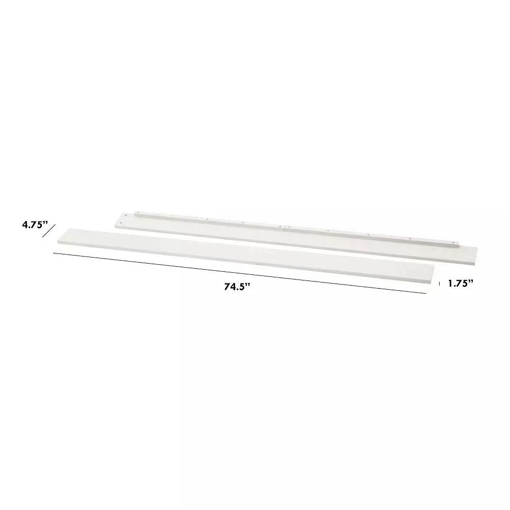 Hidden Hardware Twin/Full Size Bed Conversion Kit - Warm White - Image 2