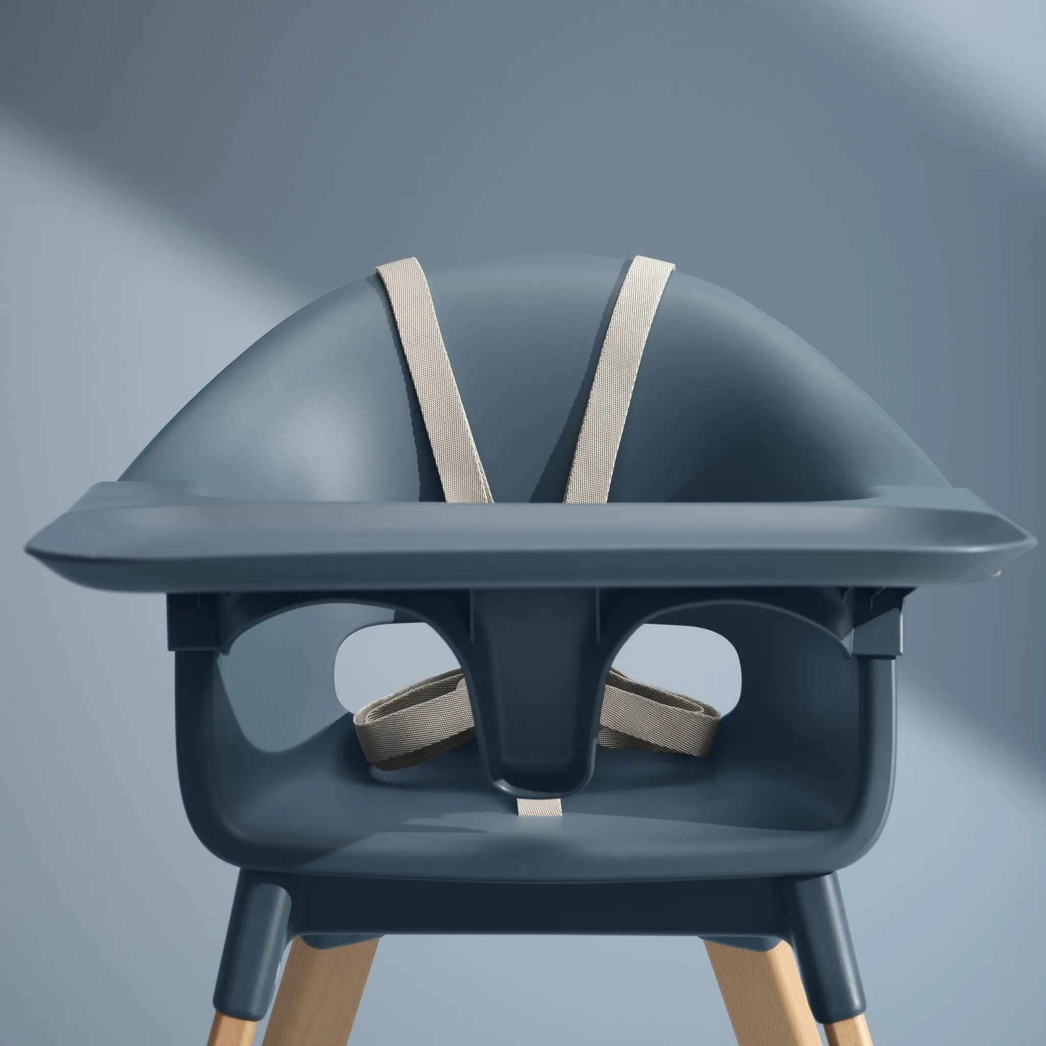 High Chair All-in-One with Tray & Harness - Fjord Blue - Image 6