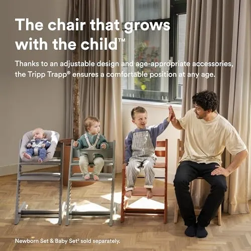 Tripp Trapp® High Chair - Warm Brown - Image 3