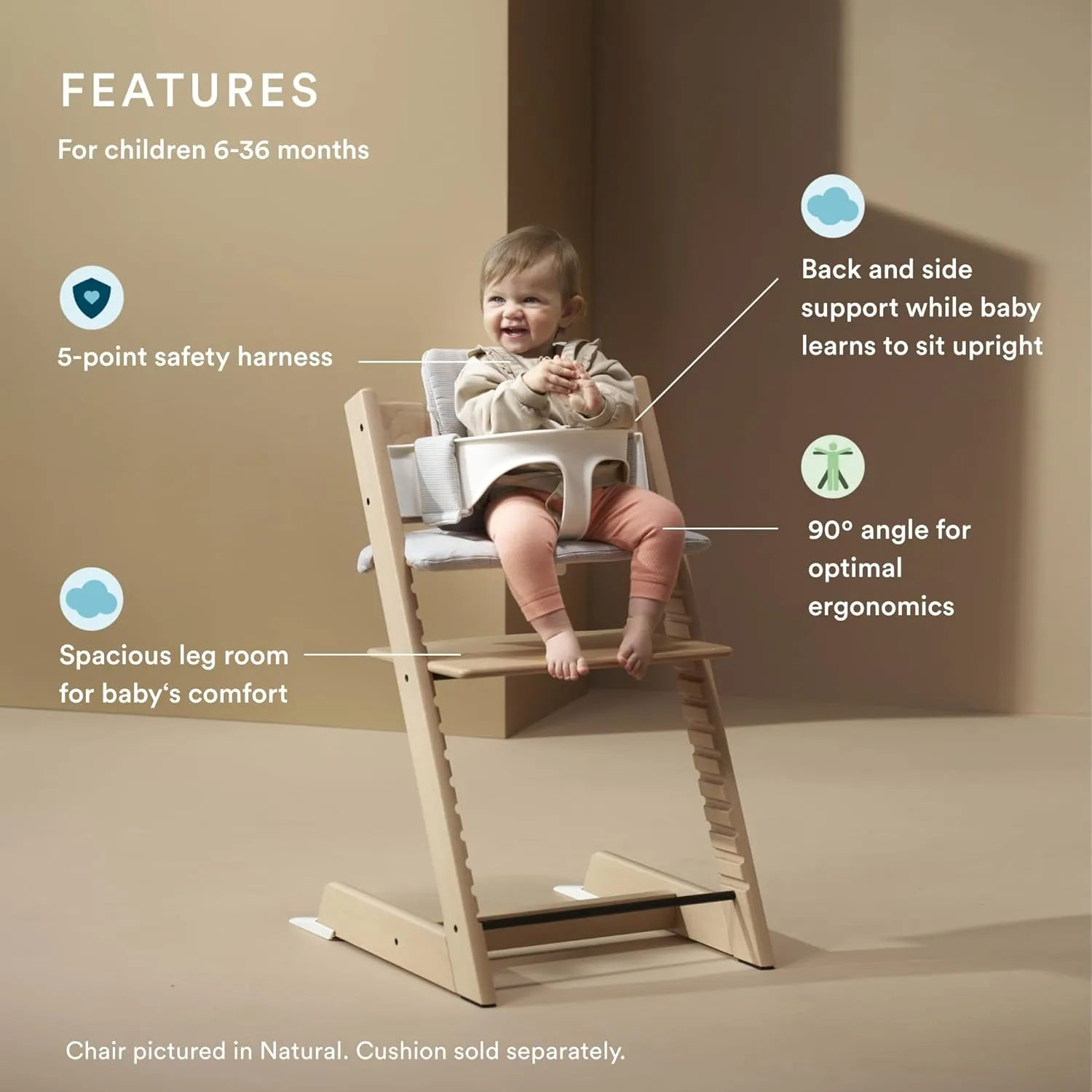 High Chair with Baby Set - Glacier Green - Image 5