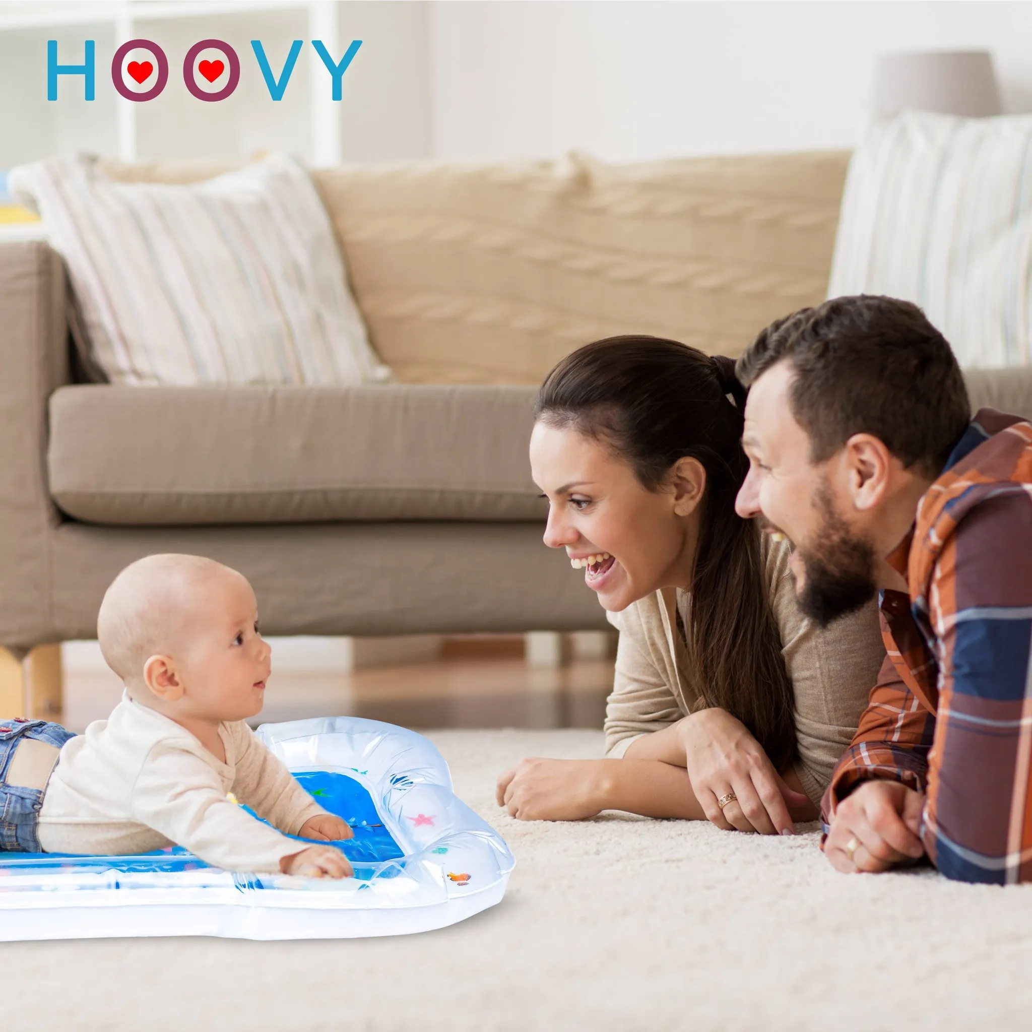 Hoovy Inflatable Tummy Time Water Play Mat - Image 2