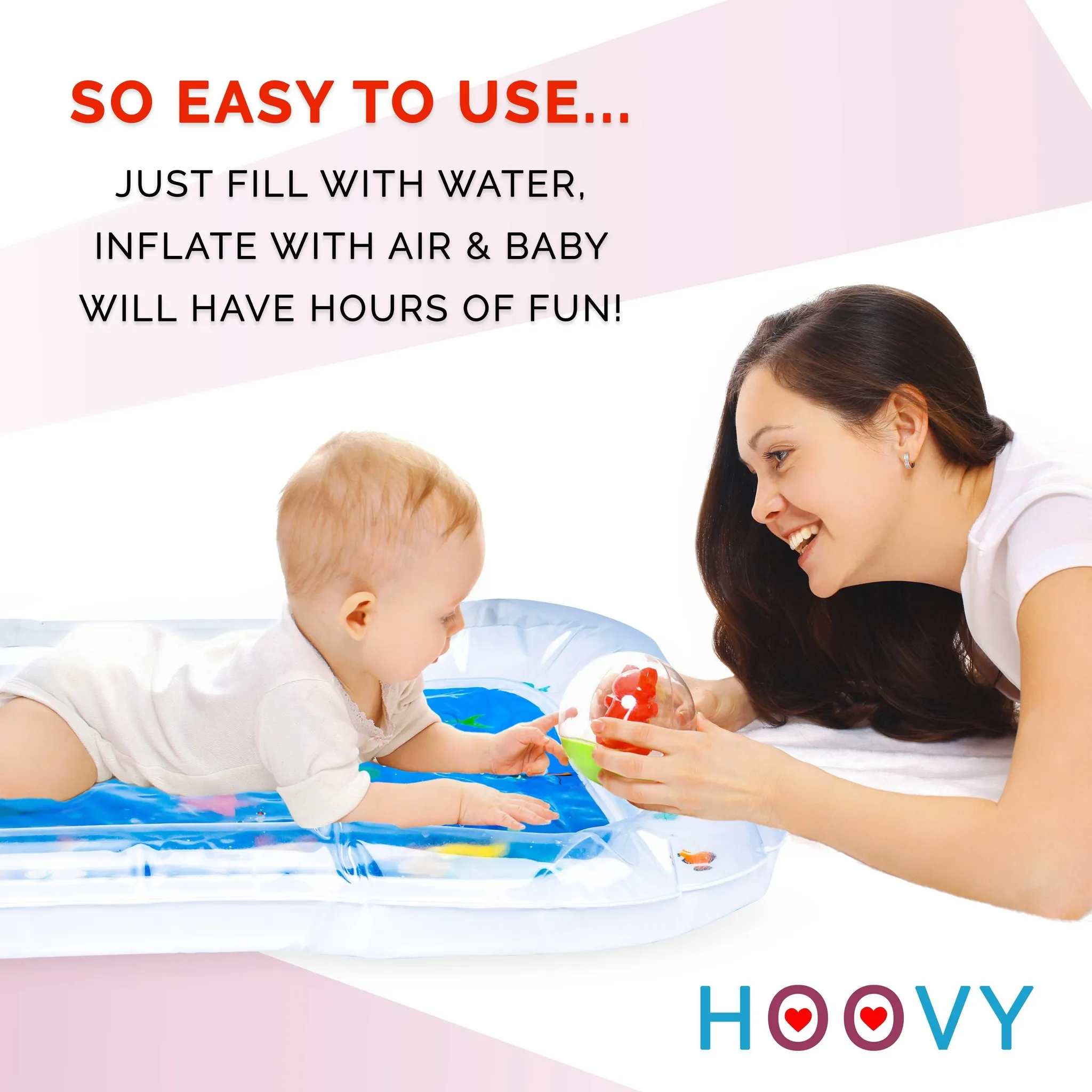 Hoovy Inflatable Tummy Time Water Play Mat - Image 4