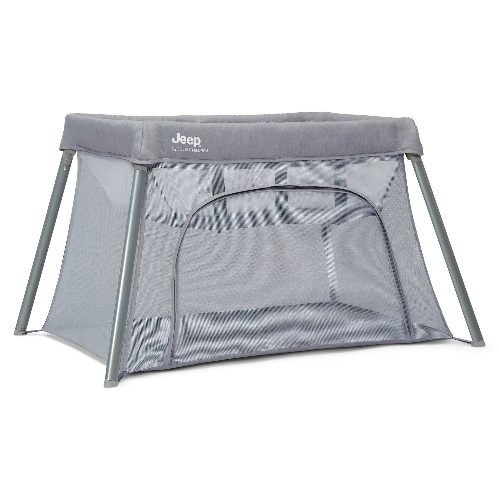 Horizon Compact Travel 2-in-1 Playard and Bassinet - Light Gray